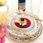 سرویس غذاخوری 35 پارچه چینی زرین ایران مدل گلستان